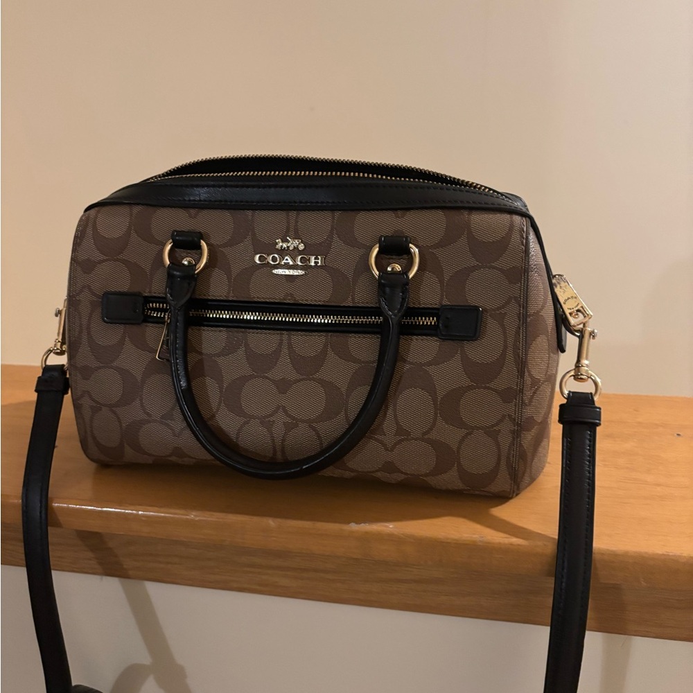 Coach Brown and Black Women's Bag